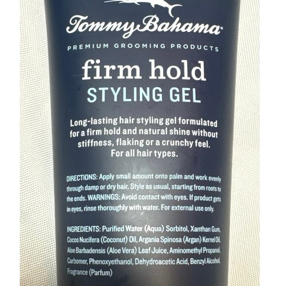 Tommy BAHAMA Firm Hold Styling Gel “Sea + Surf” New Sealed 8 fl oz - Picture 3 of 5
